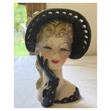 Vintage Lady Head Vase