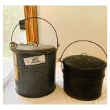 2 Antique Lunch Pails