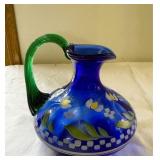 Fenton Artist Signed Cruet