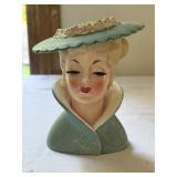Vintage Napko Lady Head Vase