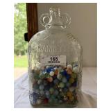 Garrett's One Gallon Jug with Marbles