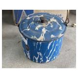Blue / White Granite Ware Pail