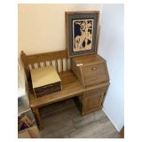 Small Telephone Storage Bench, Print & Misc.
