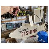 "Gone Fishing" Sign