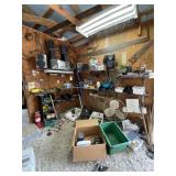 Man Door To Overhead Door Corner Contents