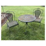 Table & 2 Lawn Chairs