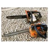 2 Small Chainsaws