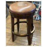 Leather Seat Barstool