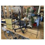 Lot of 3 Metal Display Racks / Stands