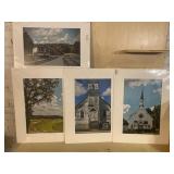 4 Assorted French Lick Prints