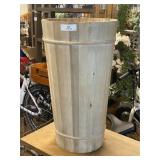 Tall Wood Basket
