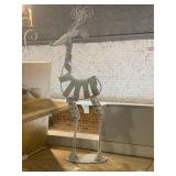 Metal Reindeer Sculpture / Figure