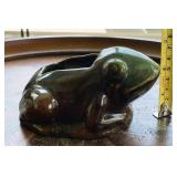 Art Pottery Frog Planter