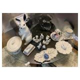 Lot of Rabbit Themed Pottery Shed China