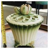 Weller Art Pottery Lidded Vase