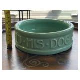 Vintage McCoy Pottery Dog Bowl