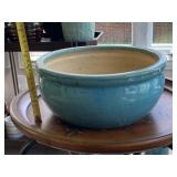 Large Pottery Bowl Shaped Planter