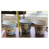 3 Louisville Stoneware Jars