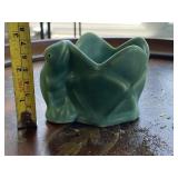 Vintage Art Pottery Frog Vase