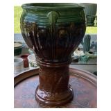Vintage Art Pottery Jardiniï¿½re & Pedestal