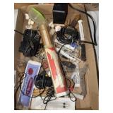 Flat of Misc. Power Cords & Misc.
