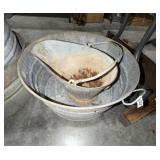 Galvanized Coal Bucket & Pain