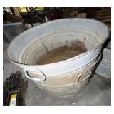 2 Galvanized Pail Buckets