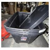 Three 20 Gallon Totes & Lids