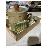 Fish Planters & Duck Themed Canister