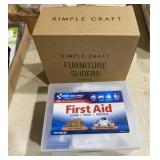 New First Aid Kit & Furniture Sliders