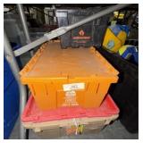 3 Hard Plastic Totes