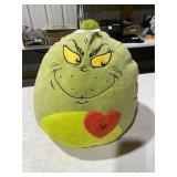Squishmallow Grinch Pillow