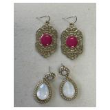 2 Pair Vintage Earrings