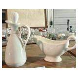 Cruet & Gravy Bowl
