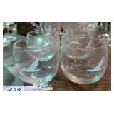 Piedmont Airlines Rocks Glasses