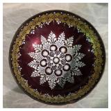 Vintage Steinbock Enamel on Copper Trinket Dish