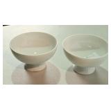 Glazed Porcelain 2 Piece Berry Bowls