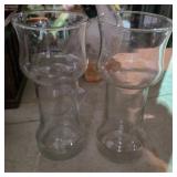 Vintage Hour Glass Juice Glasses