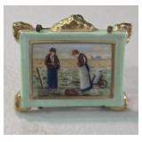 Vintage Limoges France Miniature Porcelain Plaque