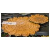 Hand Tooled Leather Pot Holders