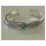 Estate Turquoise Cuff Bracelet
