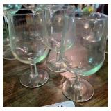 3 Piece Crystal Stem Wine Glasses