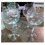 Lenox Crystal Wine Stem Goblets