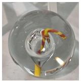 Ornate Art Glass Paperweight