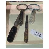 Vintage Magnifiers & Letter Openers