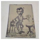 Tin Type of Photographic Caricature