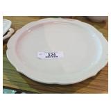 Porcelain Scalloped Edge Platter