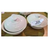 Porcelain Berry Bowls & Lids
