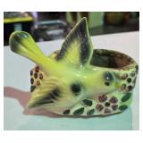 Vintage Ceramic Flying Bird Planter