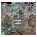2 Piece Libbey Rock Sharp Buckingham Glasses